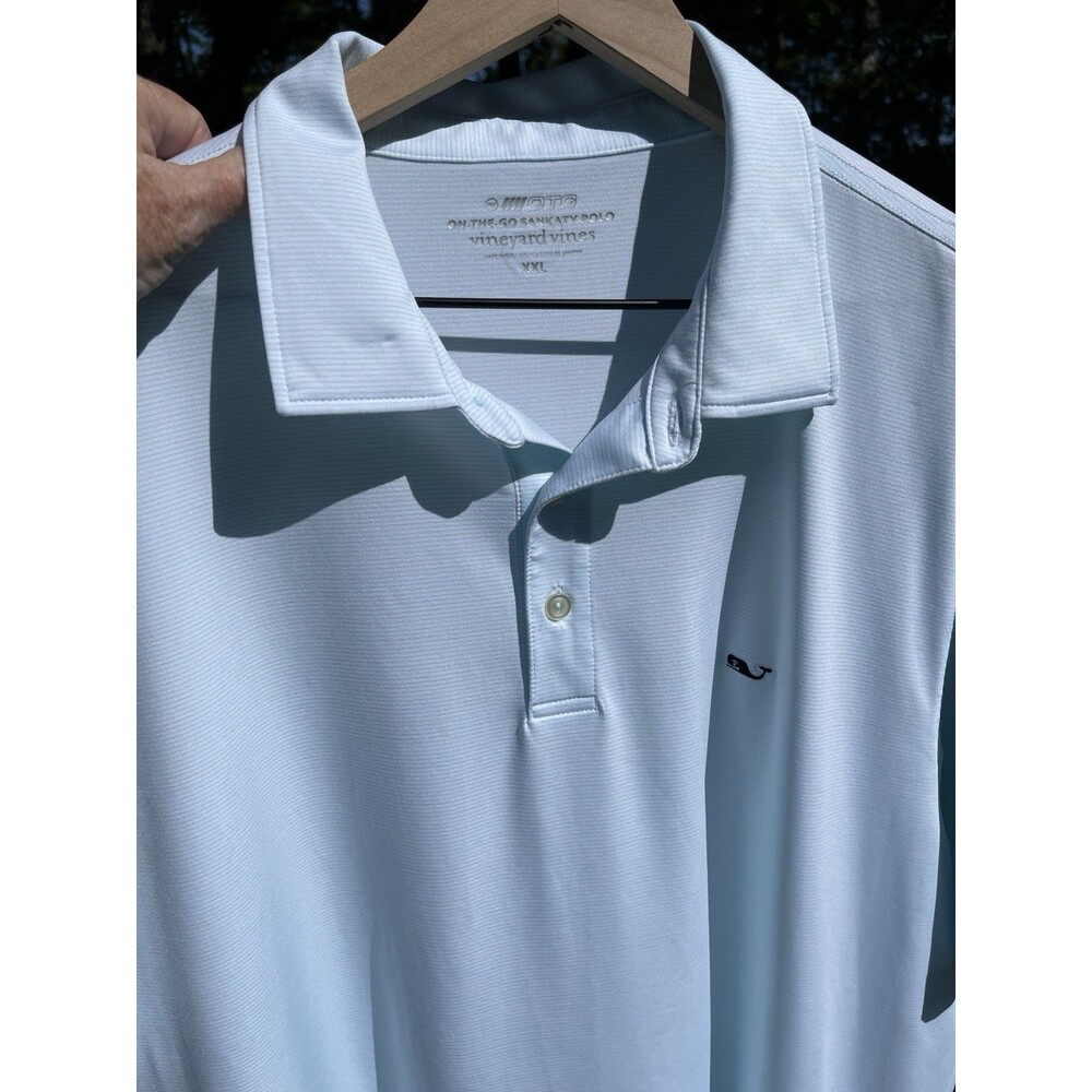 Vineyard Vines Light Blue Men's Polo